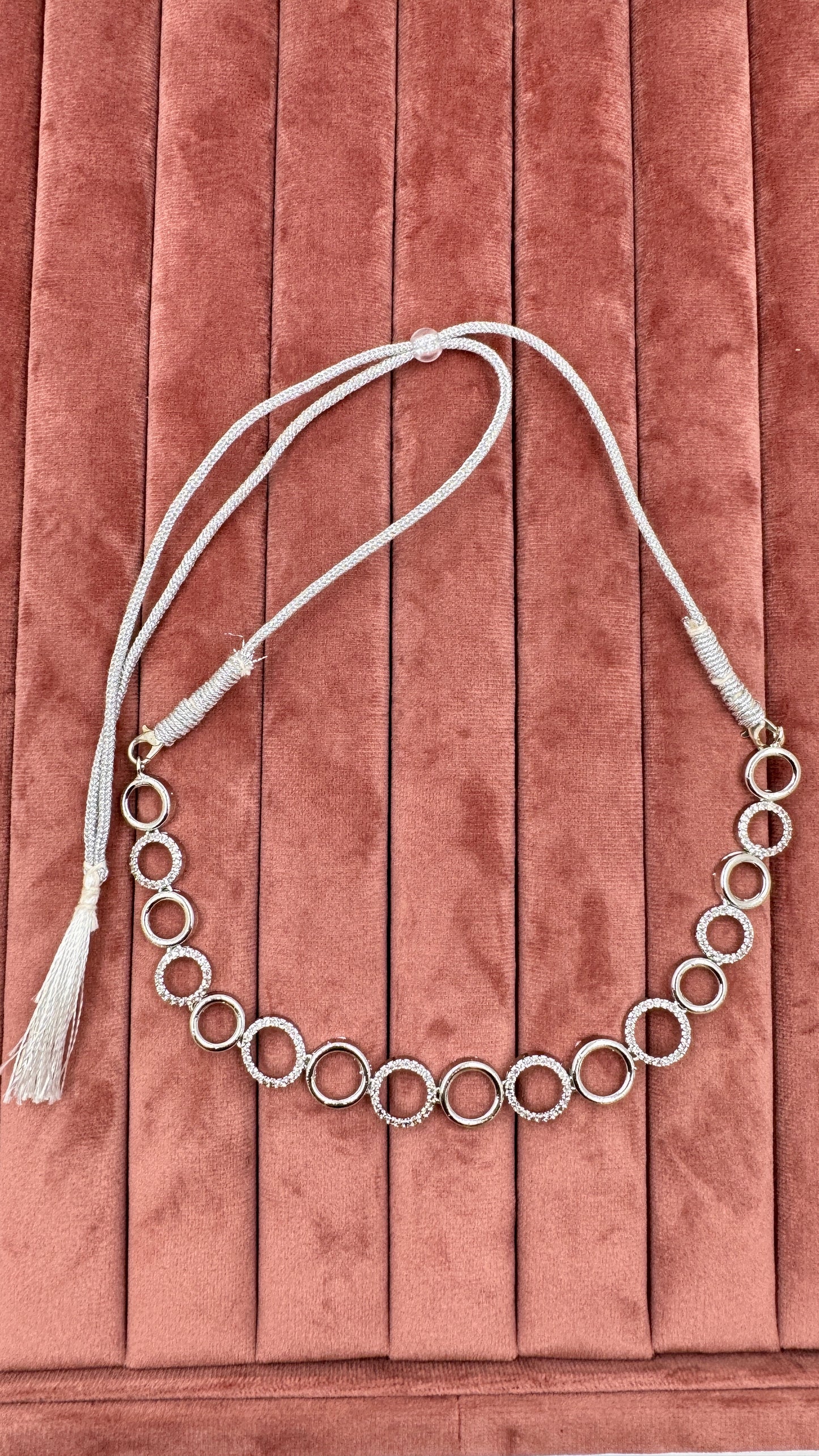 Eternal Elegance Diamond Circle Necklace Set