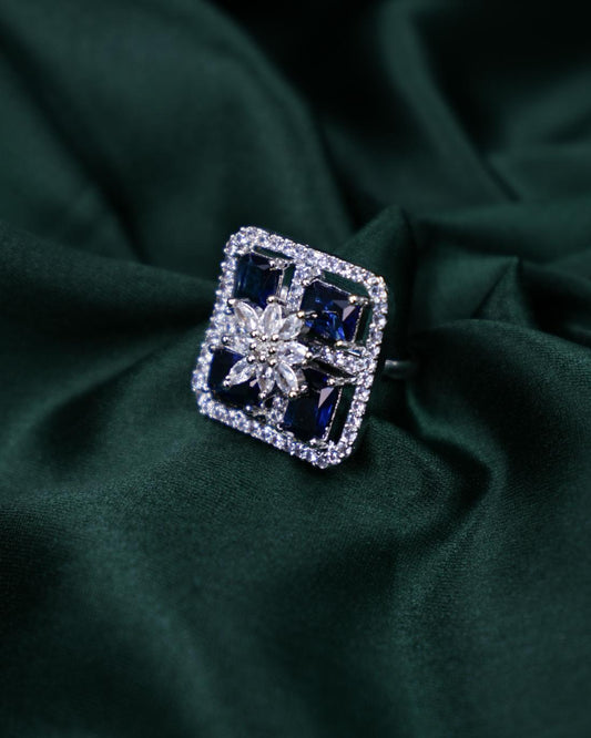 Midnight Majesty Sapphire Ring