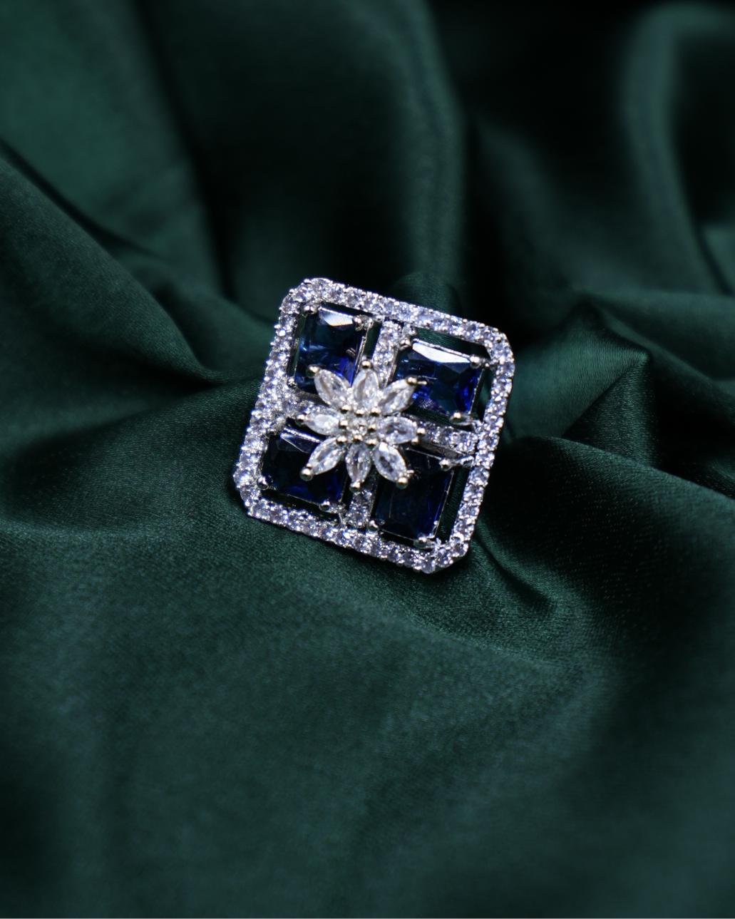 Midnight Majesty Sapphire Ring