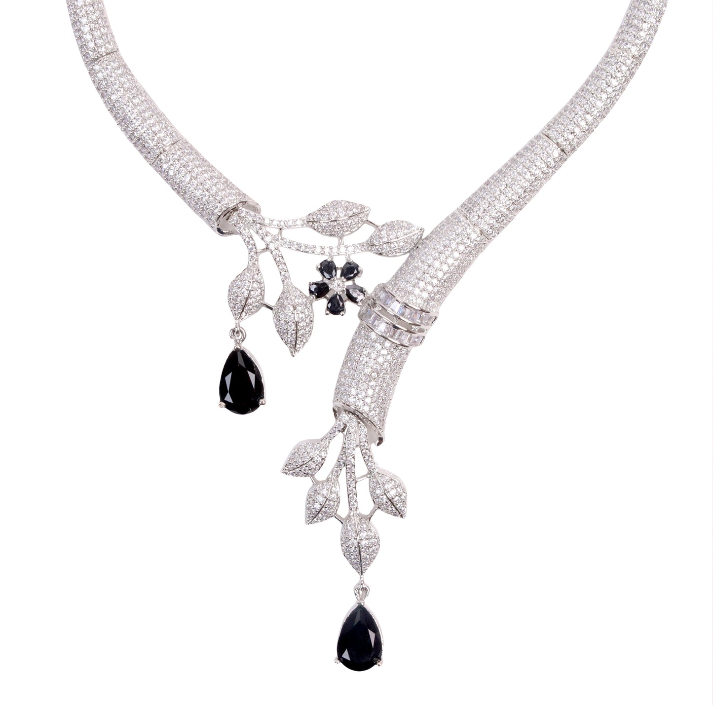 Shine in Sophistication – The Ultimate American Diamond Necklace Set!