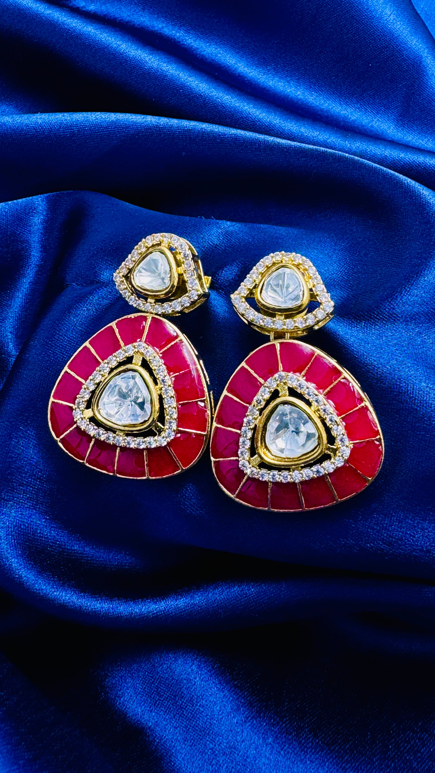 Royal Kundan Moissanite Necklace Set