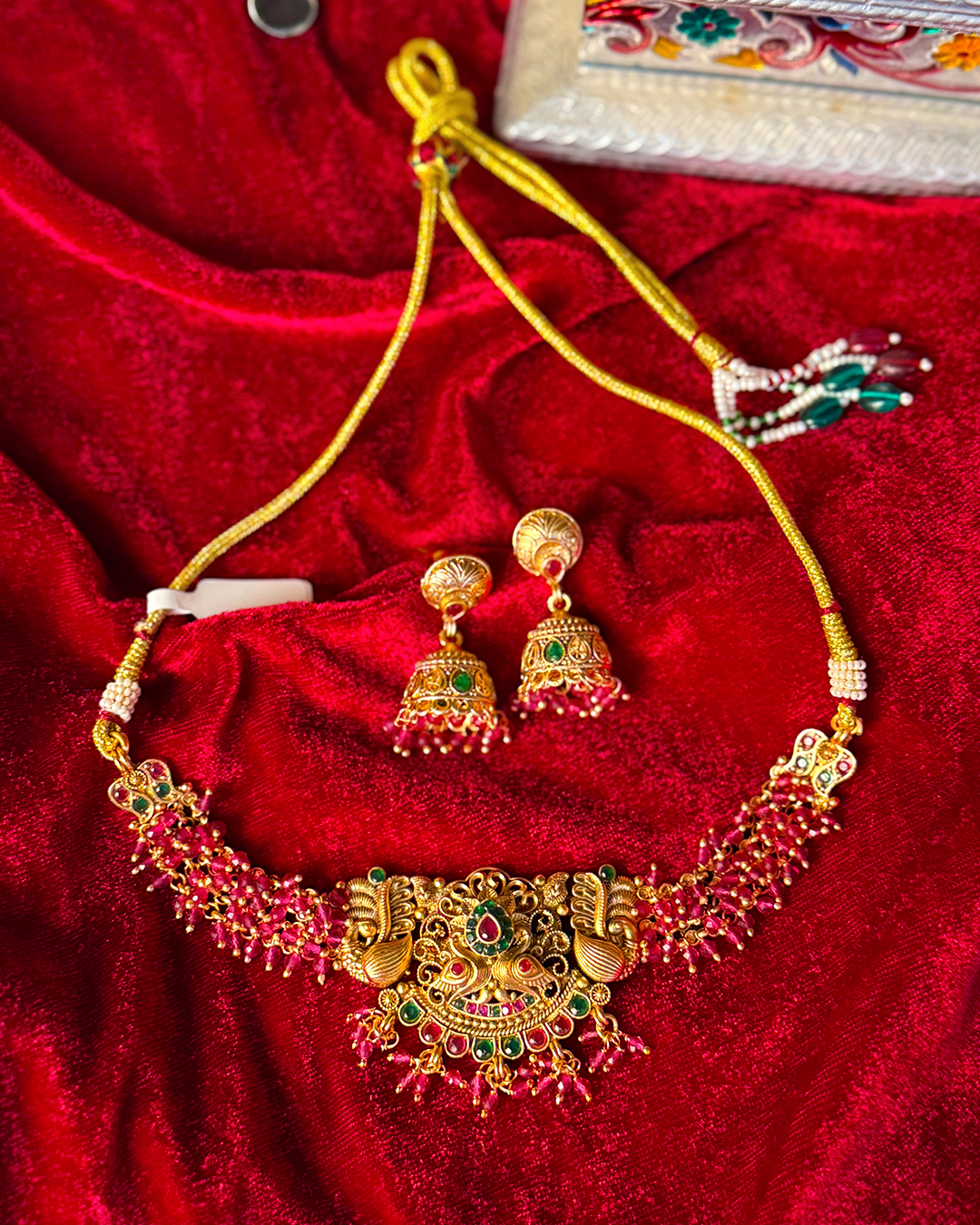 Regal Rani Bead Heritage Choker Set