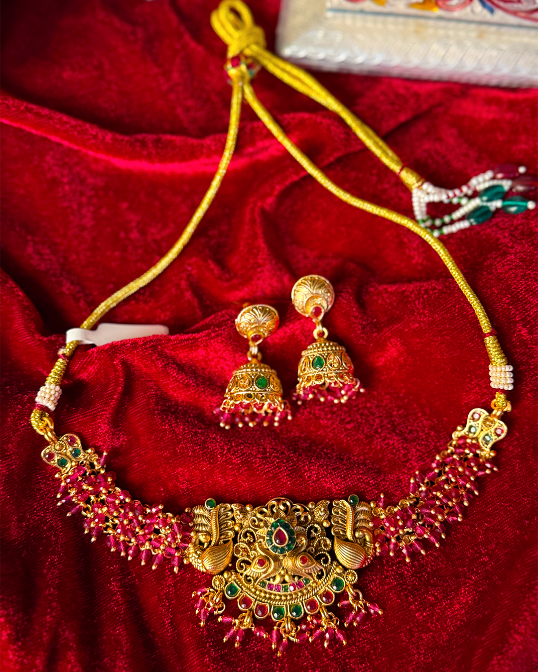 Regal Rani Bead Heritage Choker Set