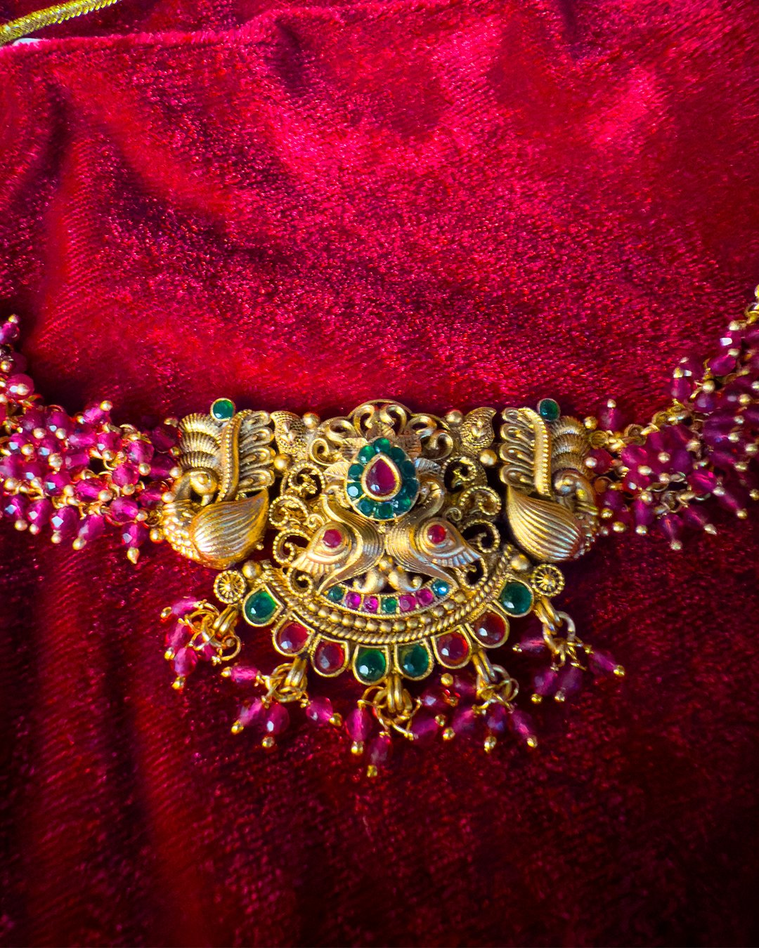 Regal Rani Bead Heritage Choker Set