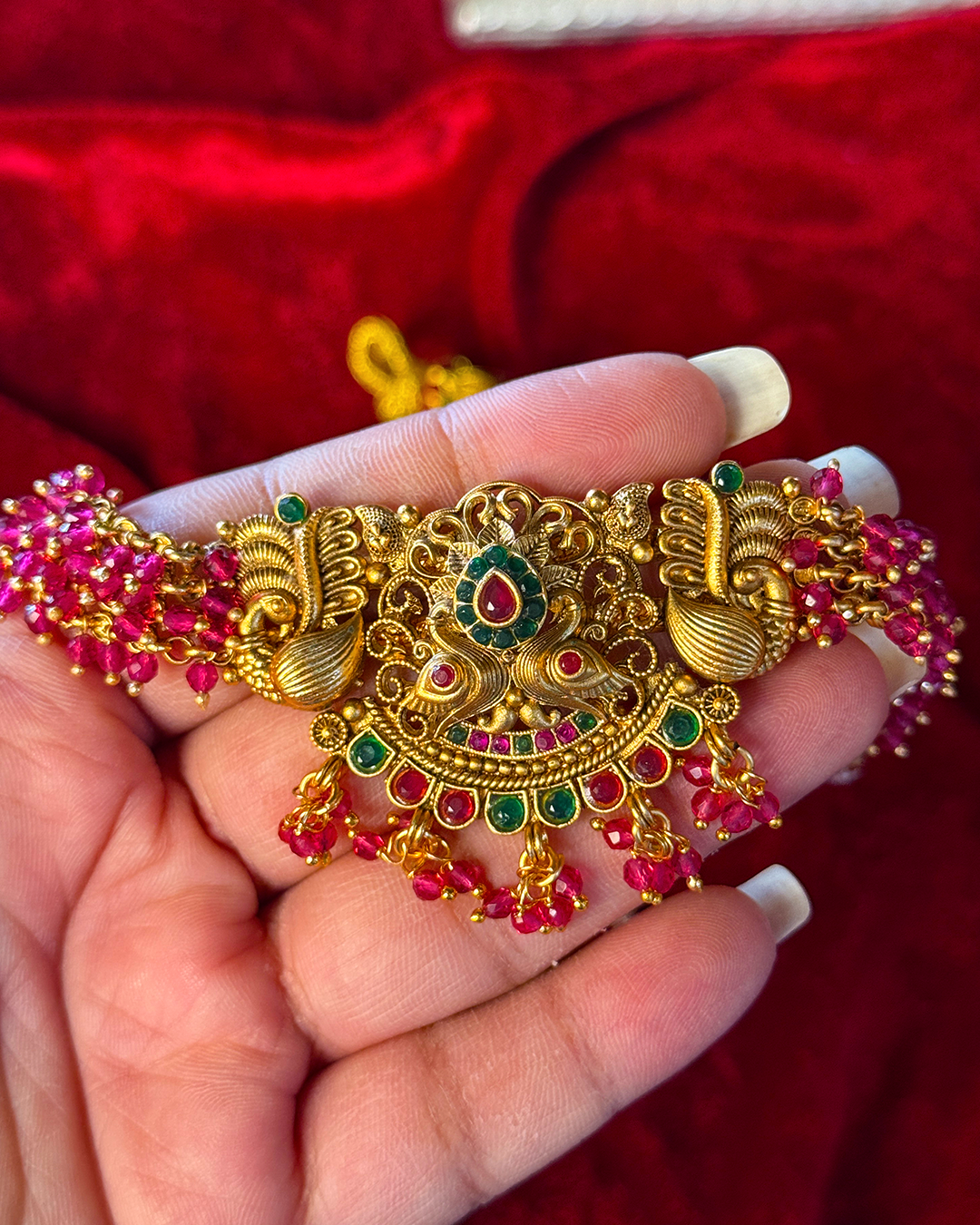 Regal Rani Bead Heritage Choker Set