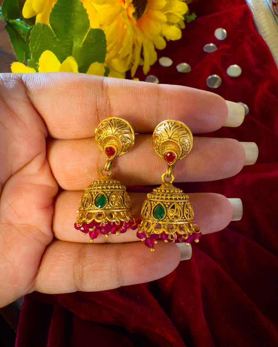 Regal Rani Bead Heritage Choker Set
