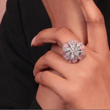 Blush Bloom Adjustable Ring