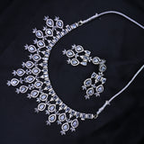 AD Dropping Necklace – A Symphony of Sparkle & Elegance 💎💜💚