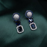 AD Necklace Set – A Dazzling Symphony of Blue & White 💙✨