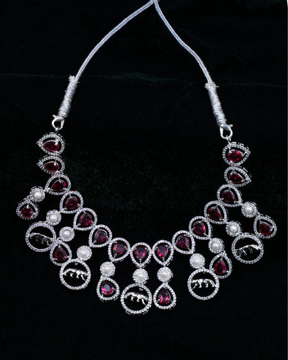 Bollywood-Inspired AD Necklace – A Majestic Blend of Royalty & Glamour
