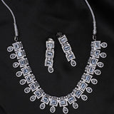 Elegant AD Necklace with Delicate Drops