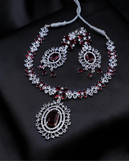 Royal Maharani Necklace – Available in Ruby & Sapphire