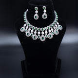 Exquisite Green Emerald AD Necklace – A Timeless Statement