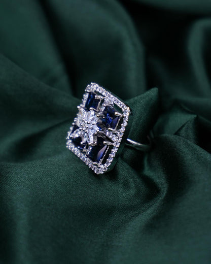 Midnight Majesty Sapphire Ring