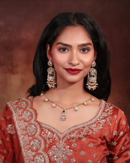 Elephant Motif Jhumka Earrings – A Majestic Blend of Tradition & Elegance