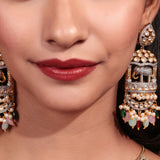 Elephant Motif Jhumka Earrings – A Majestic Blend of Tradition & Elegance