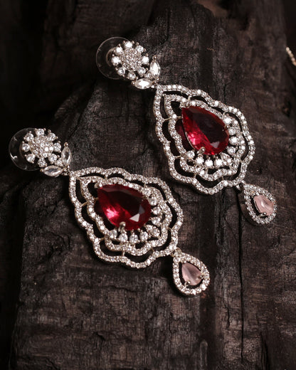 Exquisite AD & Multi-Gemstone Necklace Set – A Statement of Luxury & Elegance