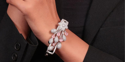 Blush Bloom Floral Bracelet