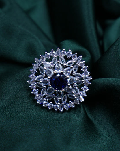 Ethereal Bloom Statement Adjustable Rings