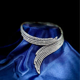 Celestial Elegance – American Diamond Choker Set