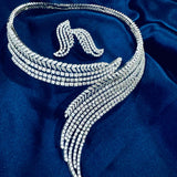 Celestial Elegance – American Diamond Choker Set