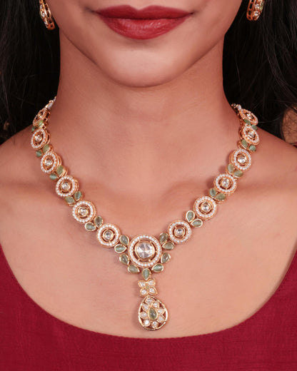 Timeless Kundan & Emerald Necklace Set