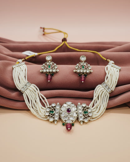 Classic Polki Choker Set
