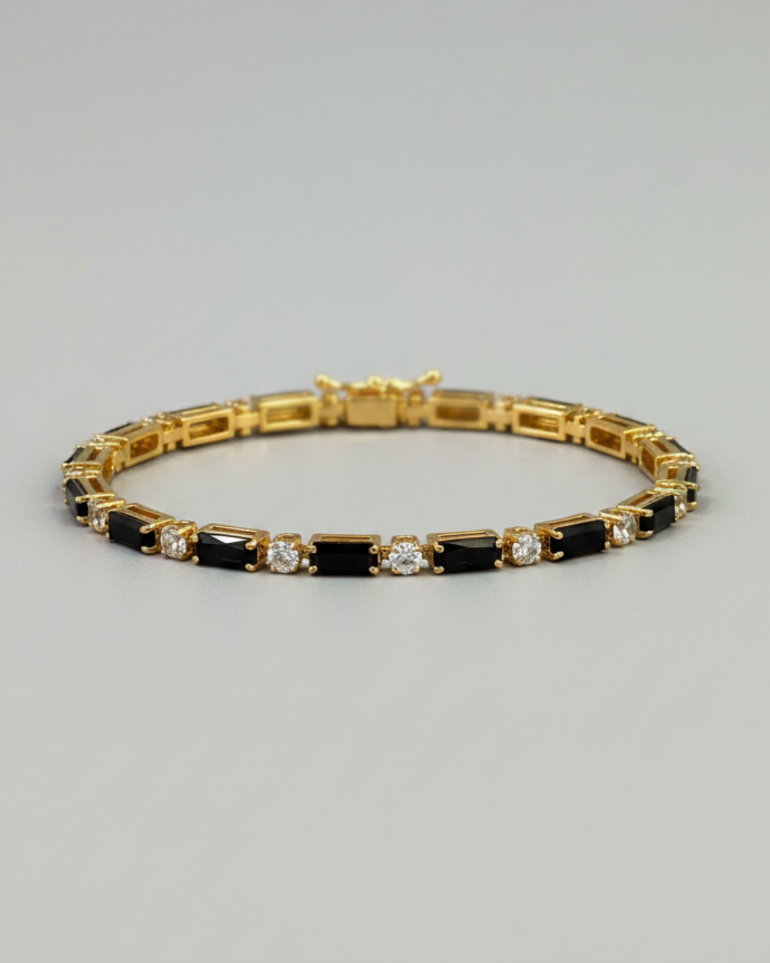 Black & White Pattern Anti-Tarnish Bracelet