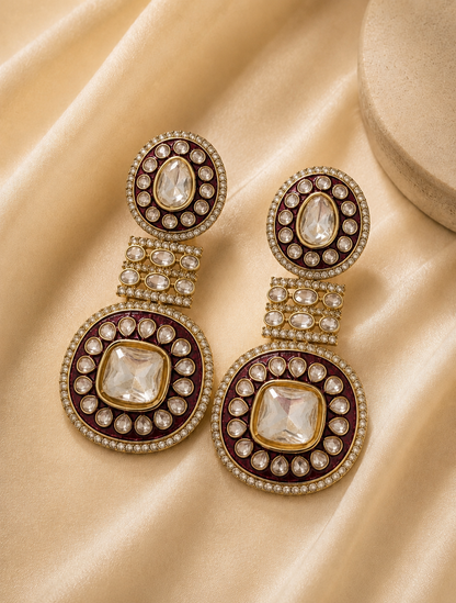 Meher Kundan Earrings