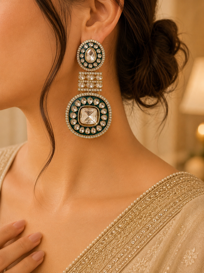 Meher Kundan Earrings