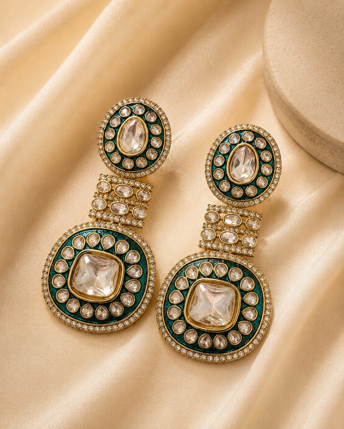 Meher Kundan Earrings