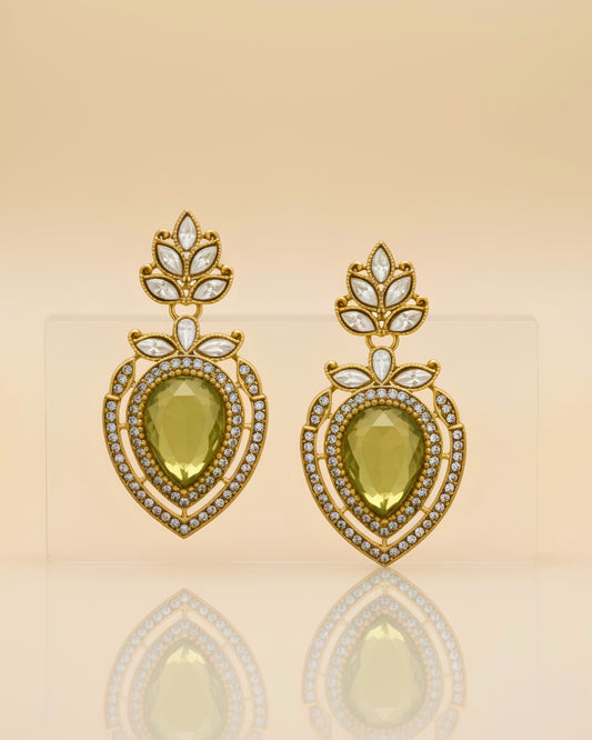 Crown Polki Earrings