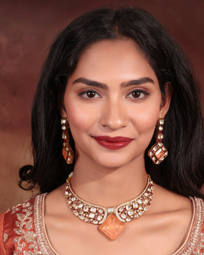 Tayani Kundan Necklace – A Regal Symphony of Elegance 💚✨