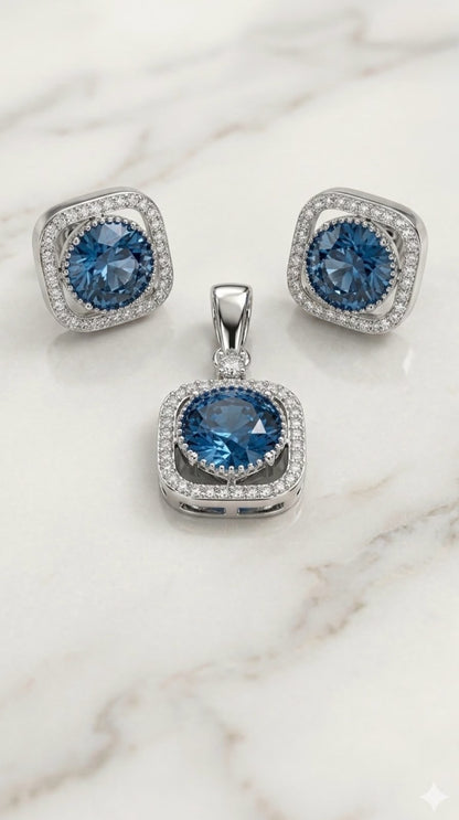 Celeste Swarovski Pendant Set