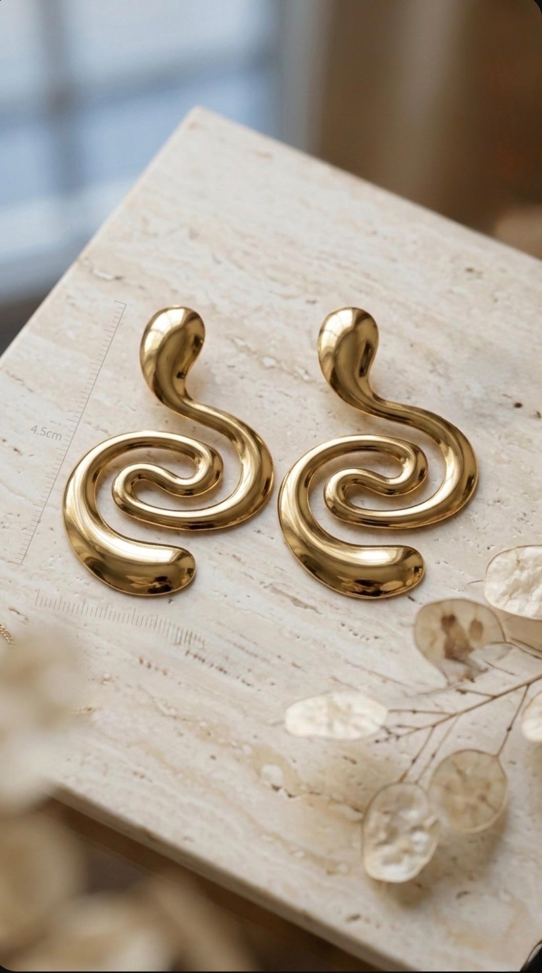 Serpentina Statement Earrings