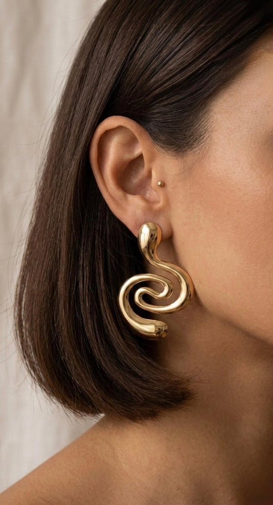 Serpentina Statement Earrings
