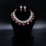 Elegant Gold-Toned Kundan Choker