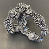 Classic Oxidized Kada – A Touch of Vintage Charm